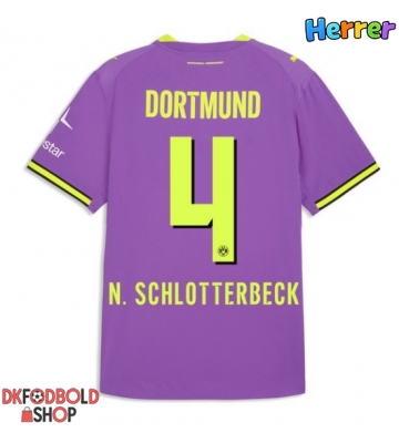 Borussia Dortmund Nico Schlotterbeck #4 Tredje trøje 2026-27 Kort ærmer Borussia Dortmund Nico Schlotterbeck #4 Tredje trøje 2026-27 Kort ærmer